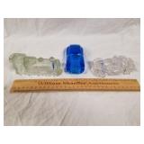 Vintage Glass Candy Containers & Car 1 Lot