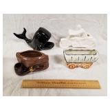 4 Vintage Planters 1 Lot