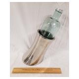 Liquor Bottle Holder w/ Aluminum Stand