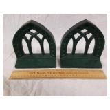 Cast Iron Steeple  Book Ends 1 Lot 6 & 1/2" H