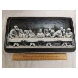 Aluminum Last Supper Picture Dated 1959