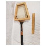 Wilson Advantage Wood Tennis Racket w/ Holder