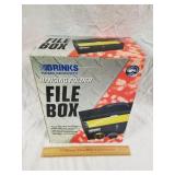 New Brinks Metal File Box 13 & 1/2" w/ Box