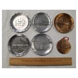 Wendell August Forge Plates & Ornament 1 Lot