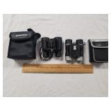 2 Pair Binoculars 1 Bushnell w/ Cases