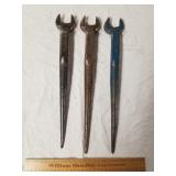 3 Spud Wrenches 1 Lot