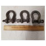 3 Clevis Hooks 1 Lot