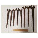 8 Spud Wrenches 1 Lot