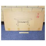 Metal & Glass Cocktail Table New In Box