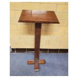 Wood Podium 45" H