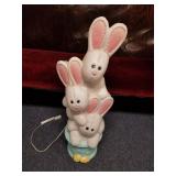 Easter Bunny Stack Blow Mold 32" H