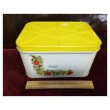 Vintage Metal Bread Box 14" L