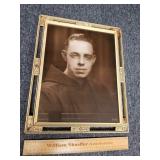 Vintage Deacon Picture 12 X 15"