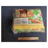 Vintage Flower Garden Blanket 72 X 90"