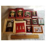 11 Assorted Hallmark Christmas Ornaments 1 Lot