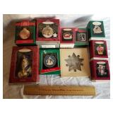 10 Assorted Hallmark Christmas Ornaments 1 Lot