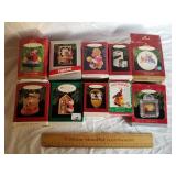 10 Assorted Hallmark Christmas Ornaments 1 Lot