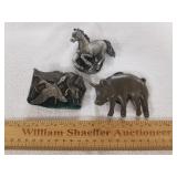 Animal Belt Buckles 1 Lot