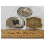 Equestrian Belt Buckles 1 Lot