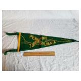 Vintage Pennsylvania Turnpike Pennant