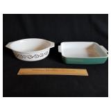 2 Pyrex Dishes