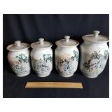 Stoneware Canister Set