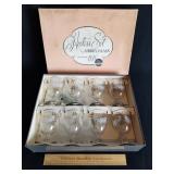 Vintage Libbey Glass Hostess Set w/ Box