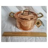 Copper Pot w/ Lid Made in Italy