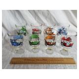 Hazel Atlas Antique Car Drinking Glasses