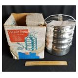 Vintage Buckeye Aluminum Picnic Pack