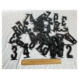 4" Plastic Sign Board Numbers