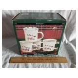 Pfaltzgraff Snow Village Coffee Mugs