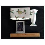 Mikasa Christmas Vase & Ornament
