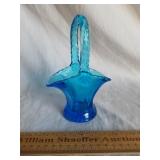 Westmoreland Blue Glass Vase 6 & 1/2