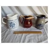 3 Vintage Pitchers 1 Lot