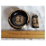 Greek Lighter & Ashtray