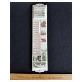 Vintage Metal Thermometer Potter County 13" L