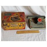 Berwin Tin Childs Typewriter w/ Box