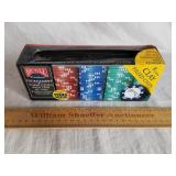 Bicycle Tournament Poker Chips w/ Tray NIB
