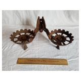 Double Cast Iron Wall Sconce