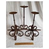 Iron Candle Holder 23" H