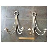 Wrought Iron Candle Holders