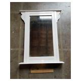 Vintage Wooden Mirror 27 X 32"