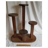 Walnut Plant Stand 33" H