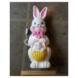 Empire Easter Bunny Blowmold 22" H