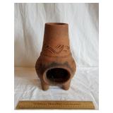 Outdoor Decorative Clay Chimney 13" H