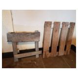 2 Wood Pallets 34 x 39" & 29 x 30"