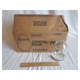 Libbey Crystal Glass Eggs 6ct