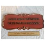 Decorative Friends Sign 17" L