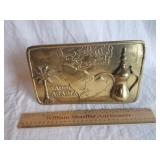 Saudi Arabia Brass Plaque